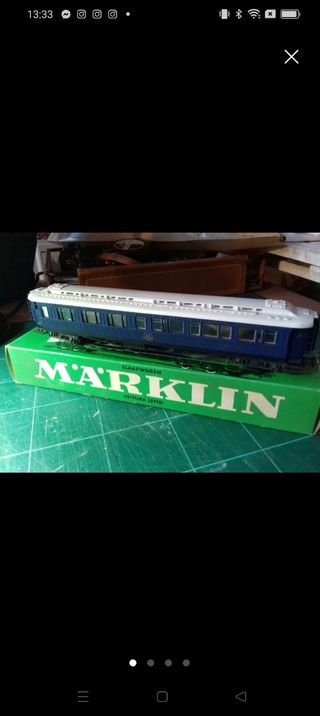Vagón tren Märklin antiguo