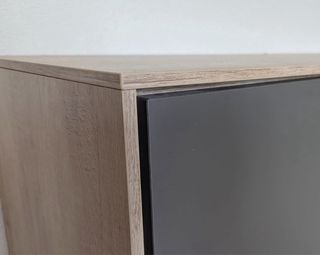 Zapatero 2 puertas - Gris y Beige
