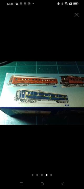 Vagón tren eléctrico antiguo