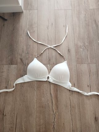 Bikini blanco - top triangular