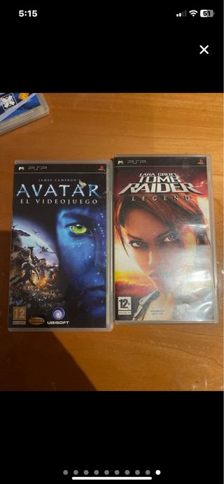 PSP: Pacchetto Tomb Raider + Avatar (originale)