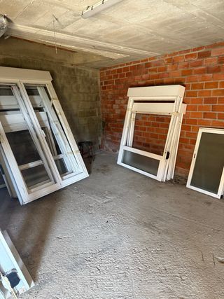 Ventanas aluminio blancas - Ocasión