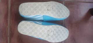 Alpargatas azules nº 42 - blancas