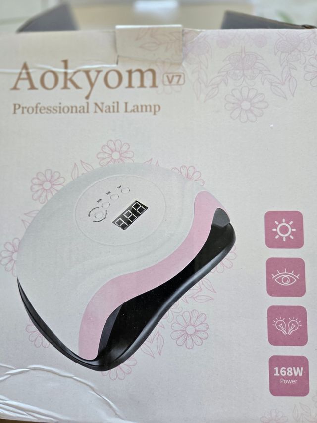 Aokyom V7 - Lámpara Uñas 168W