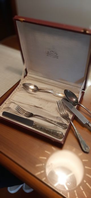 Cubiertos plata Meneses