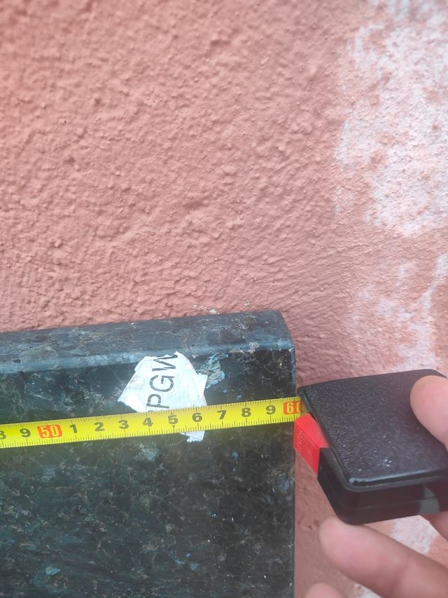 Encimera mármol negra-azul