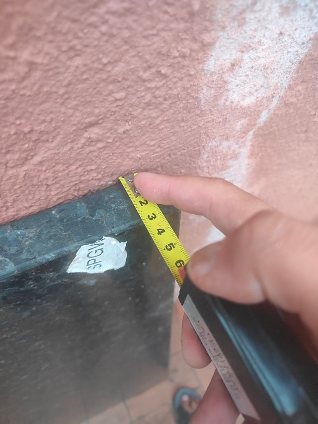 Encimera mármol negra-azul