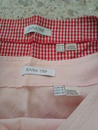 2 Minifaldas Zara TRF L-40