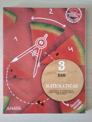 Matemáticas 3 ESO Anaya - Impecable