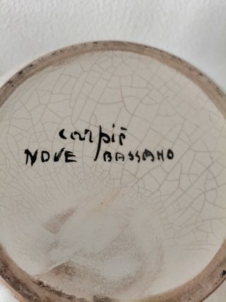 Vaso Bassano Nove Ceramica Decorato