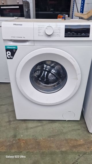 Lavadora Hisense 8kg - Blanca