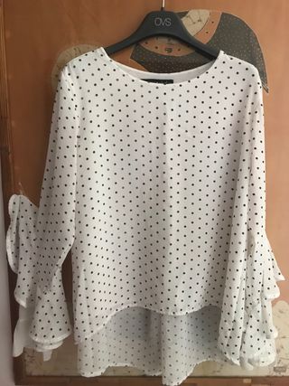 Blusa elegante bianca - Tg. U