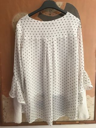 Blusa elegante bianca - Tg. U