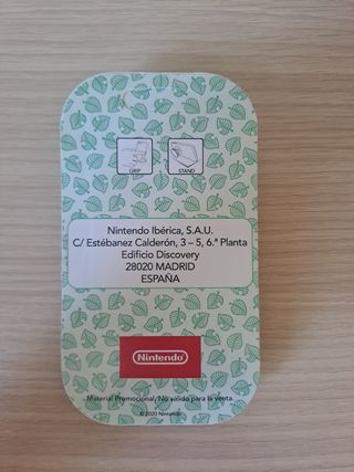 Soporte Nintendo Switch Animal Crossing
