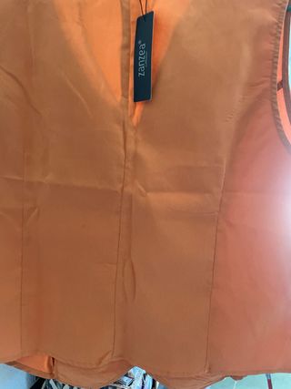 Top corto Zanzea naranja