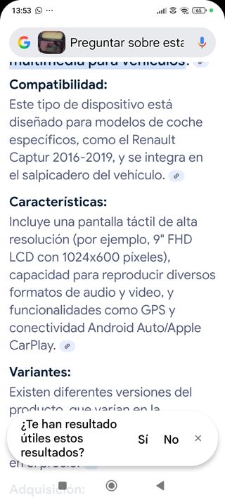Pantalla coche 9 GPS