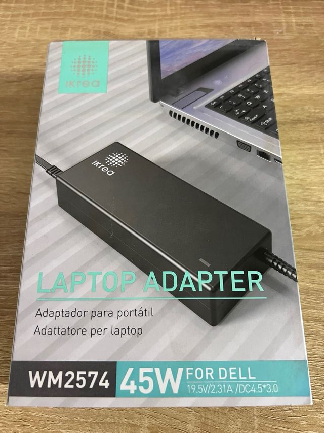 Cargador Portátil Dell 45W 19.5V / 2.31A - NUEVO