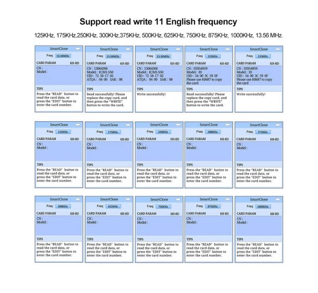 Lector tarjetas NFC RFID - Copiadora