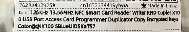 Lector tarjetas NFC RFID - Copiadora