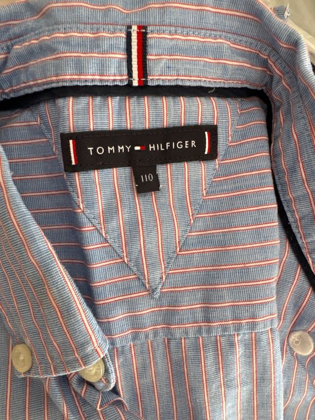 Camisa niño rayas azul - Talla 4