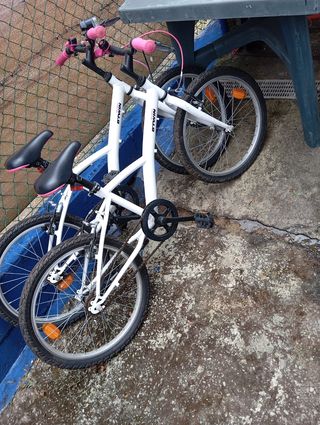 2 Bicicletas BTWIN niña, blancas