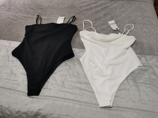Bodys negros y blancos talla L