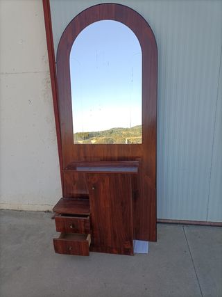 Mueble tocador madera marrón