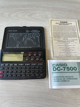 CASIO Data Bank DC-7500 Calculadora