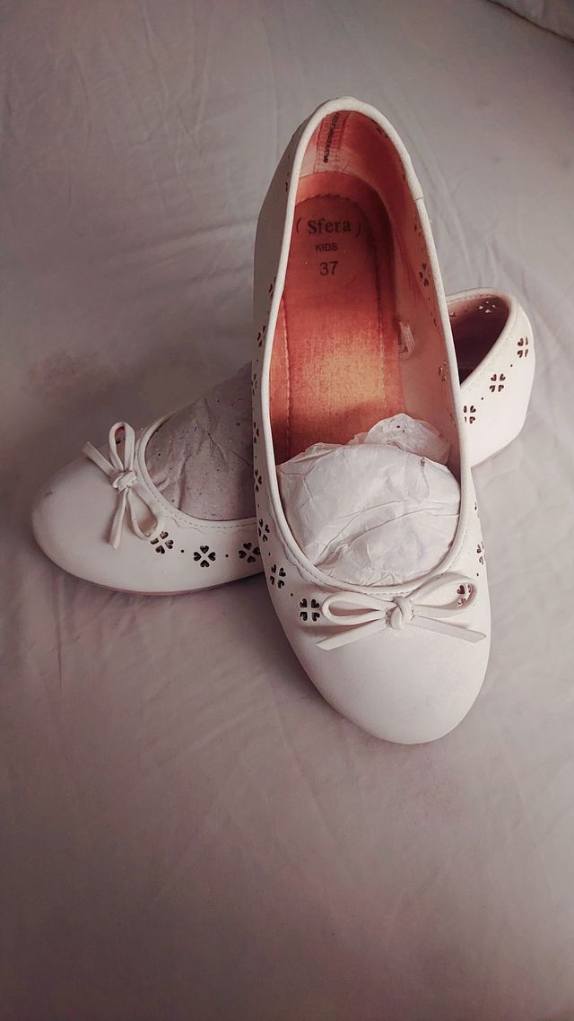 Zapatos Sfera niña, blancos, talla 37