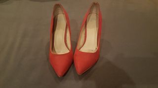 Zapatos tacón rojo 41