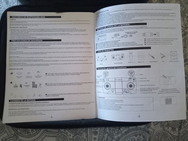 Dron nuevo: ¡sin usar!