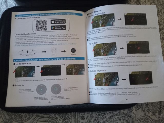 Dron nuevo: ¡sin usar!