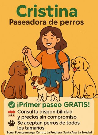 Paseadora de perros
