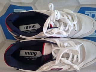 Zapatillas Mtng 42 - Grises y Blancas