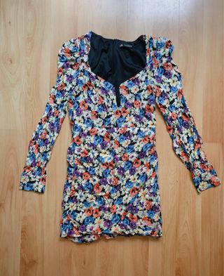 Vestido Zara multicolor talla S