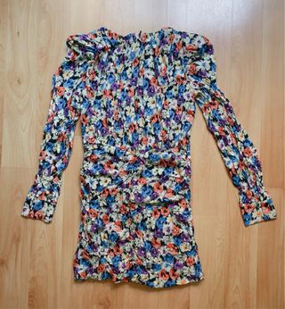 Vestido Zara multicolor talla S