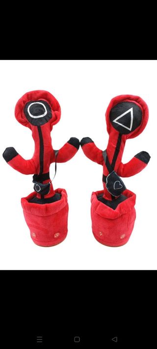 2 Peluche Gioco Calamaro