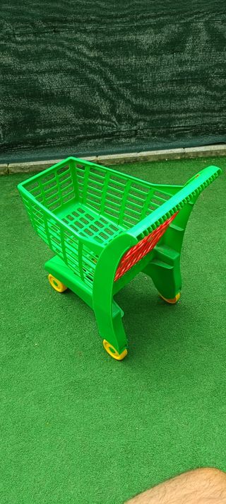 Carrito compra juguete niño