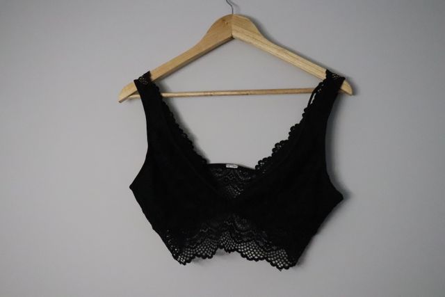 Top negro encaje - Tirantes