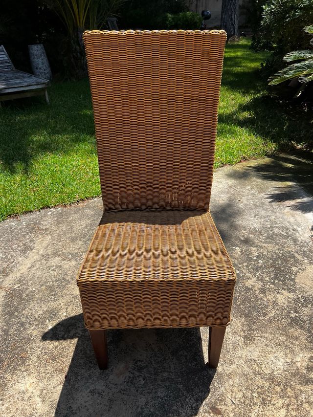 8 sillas ratán - Comedor