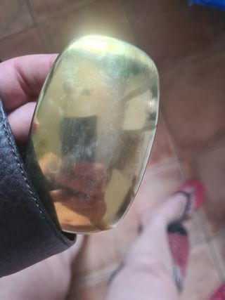 Cintura Laurel marrone e oro