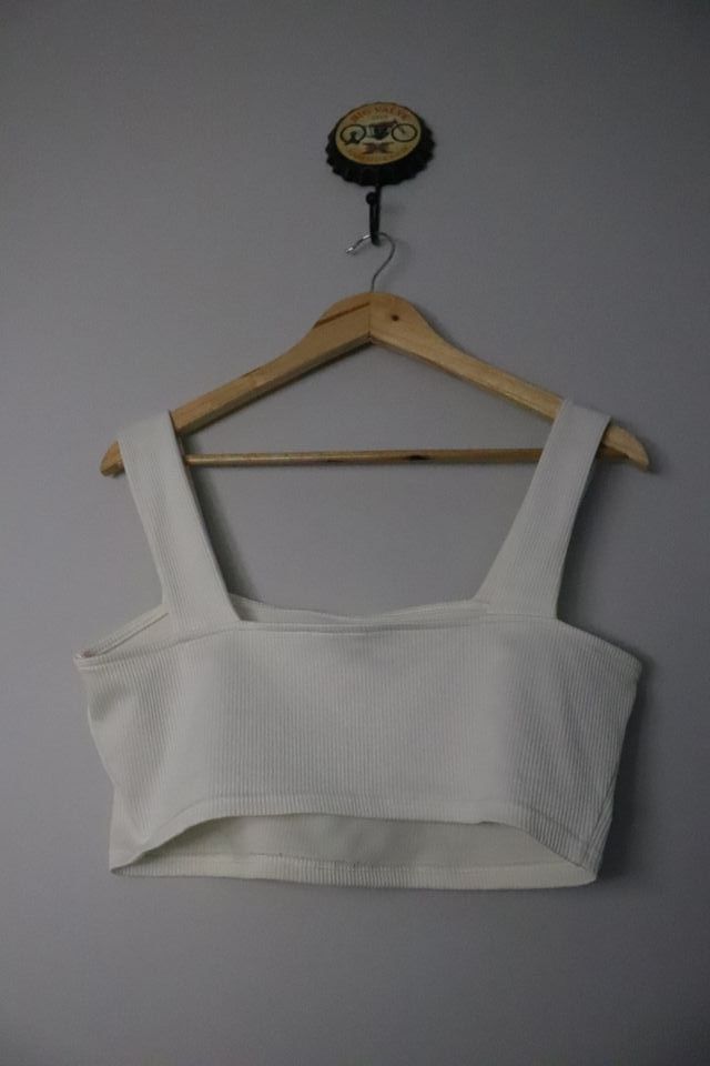 Top blanco HM - Tirantes