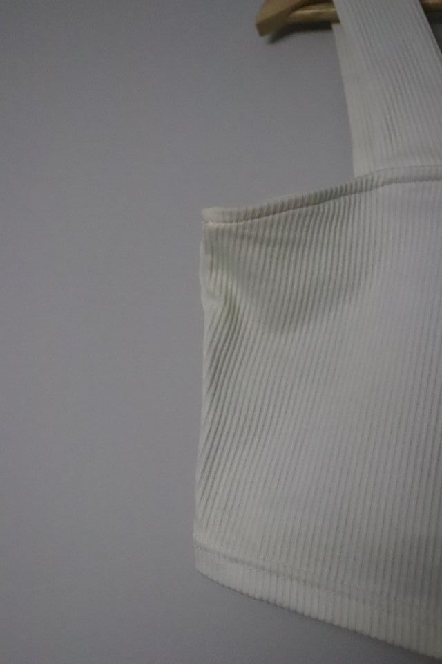 Top blanco HM - Tirantes