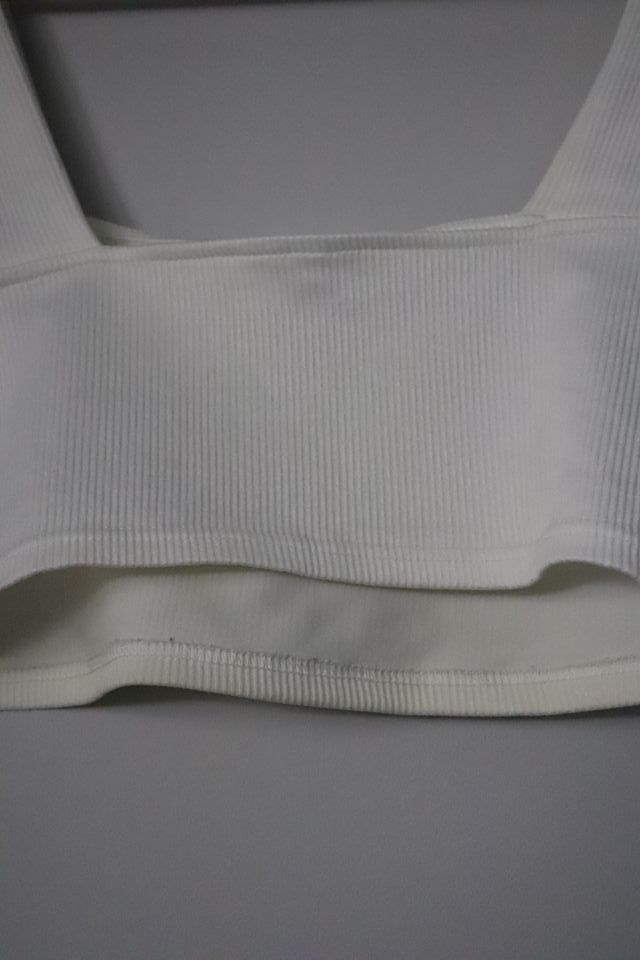 Top blanco HM - Tirantes