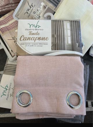 2 Tende Canapone Rosa mis 140x280 a telo