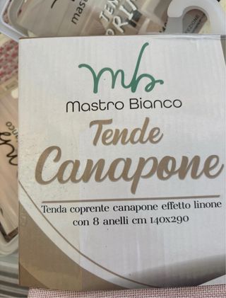 2 Tende Canapone Rosa mis 140x280 a telo
