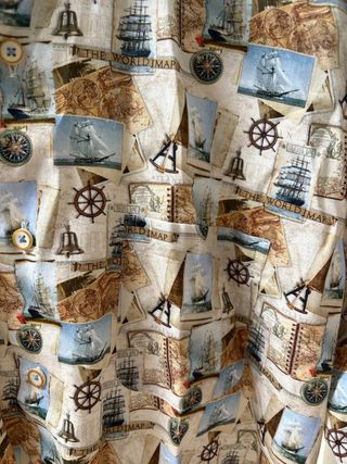Camisa manga larga - Estampado naútico.
