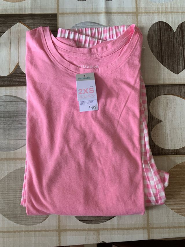 Pigiama Primark rosa XXS