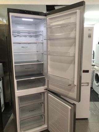 Nevera LG acero inoxidable