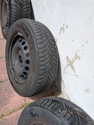 4 Llantas acero 15" VW Caddy